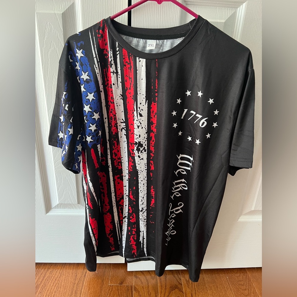 Brand new never worn men’s Patriotic Tee Shirt